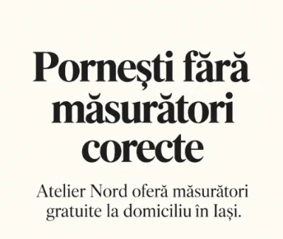 Slide-ul 2: „Pornești fără măsurători corecte”